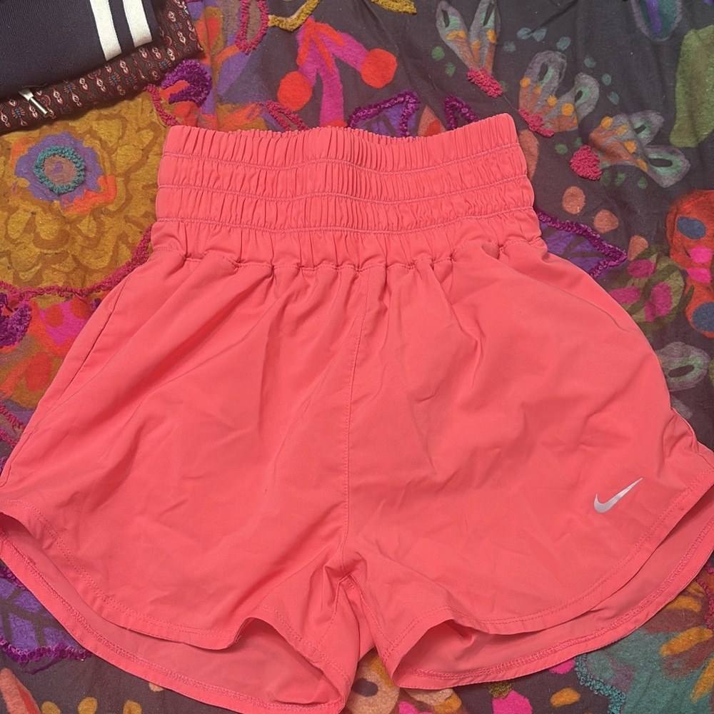 Nike Women's Vibrant Pink Athletic Shorts